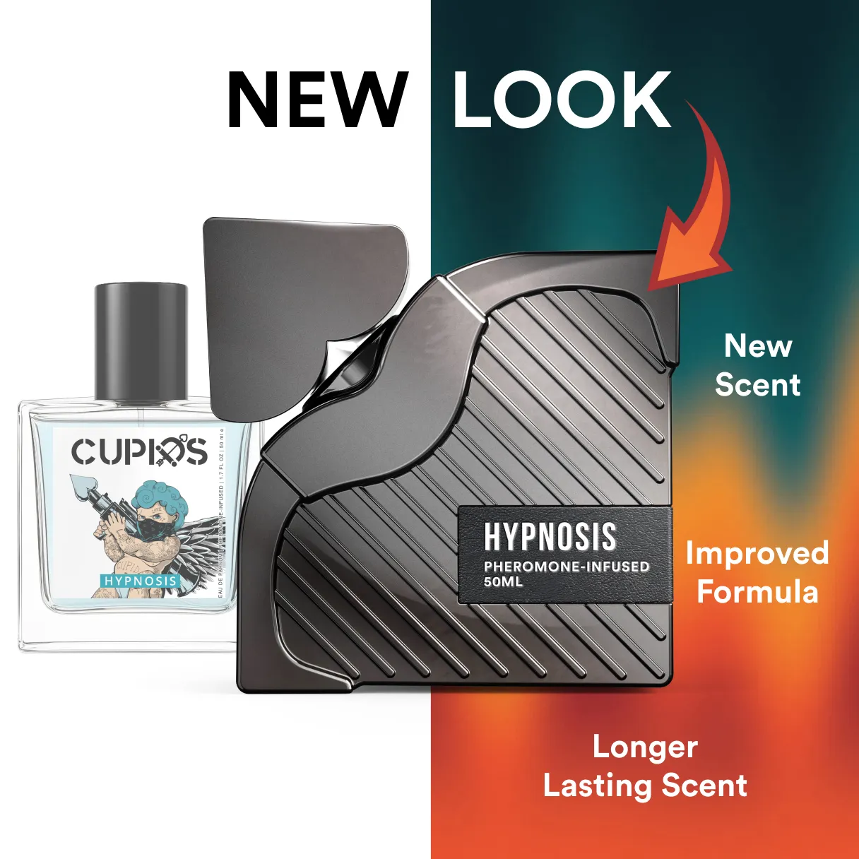 Cupids Hypnosis new look and updated fragrance presentation